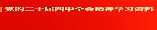 党的二十届四中全会精神