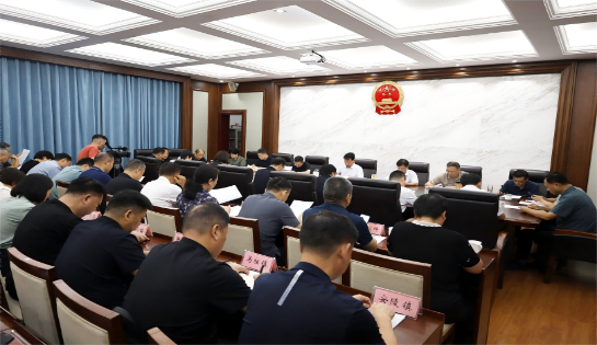 鄢陵县召开第140次县委常委（扩大）会议 李亚强主持并讲话